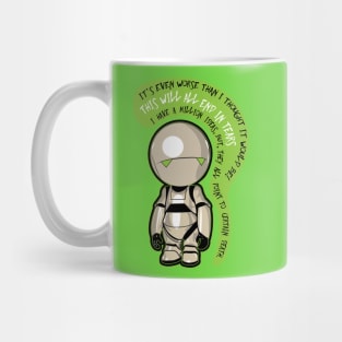 Marvin : the pessimist robot Mug